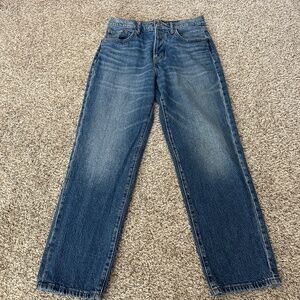 Lucky Brand Women's 90's Loose High Rise Straight Jeans - Blue - Size 6/28